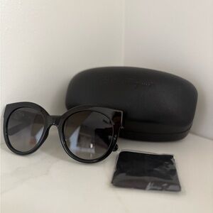 Salvatore Ferragamo Black Sunglasses